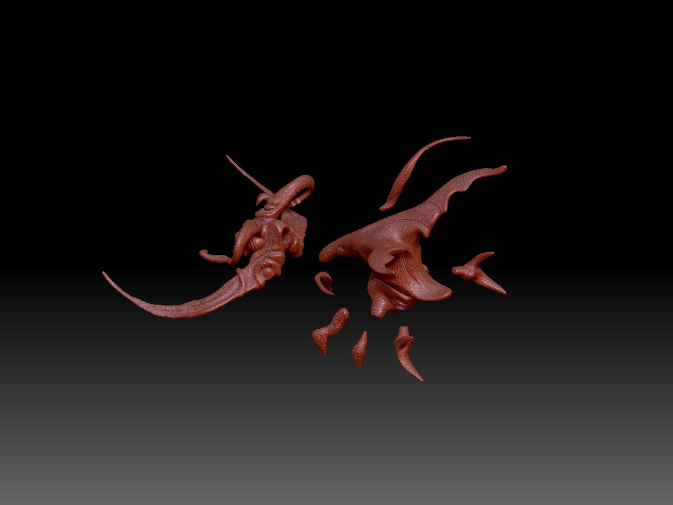 Monster insect 3D print model_13
