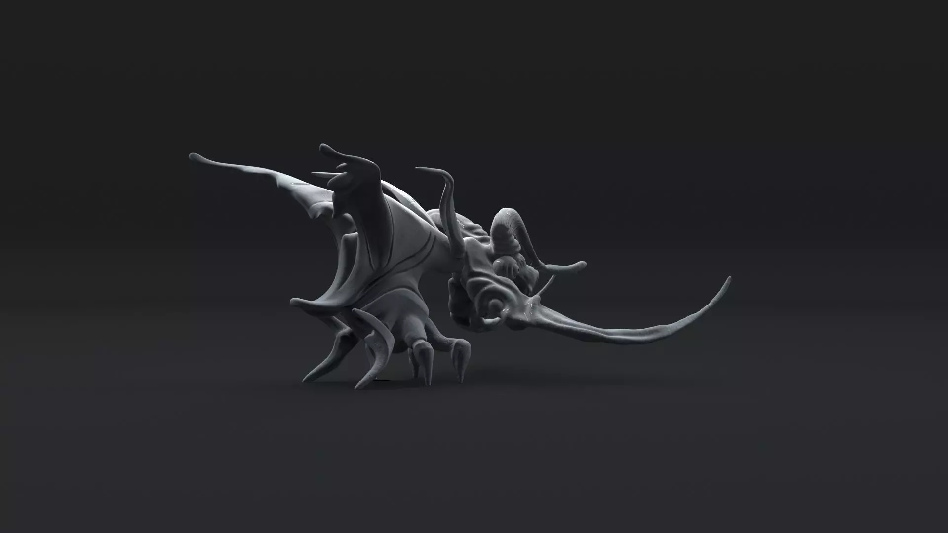 Monster insect 3D print model_0