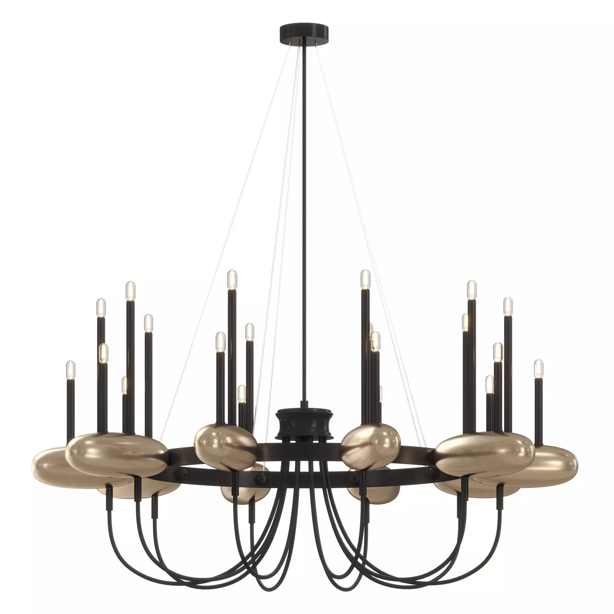 New postmodern chandelier 3D model