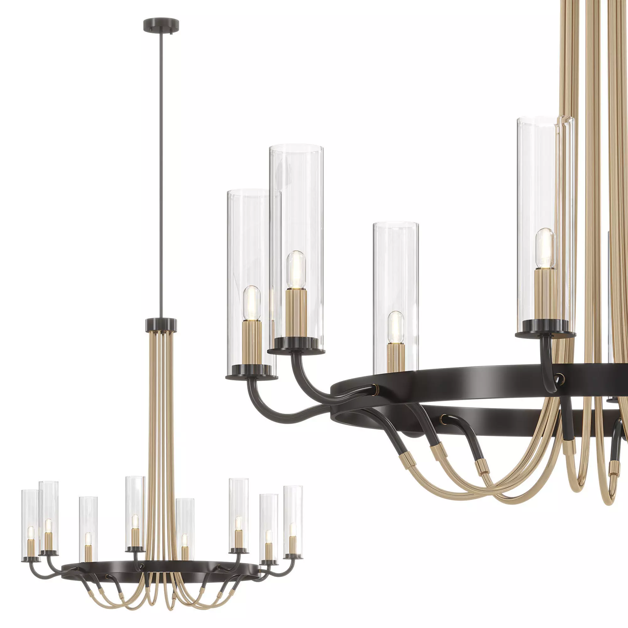 Chandelier Kearney Savoy House 3D model