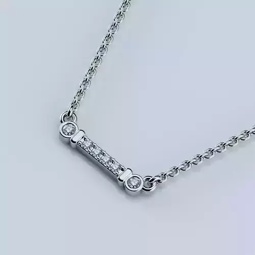 Fleur de Lis Key Bar Pendant Style 3D print model