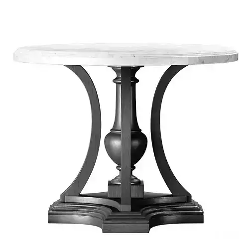 Restoration Hardware ST JAMES MARBLE ROUND ENTRY TABLE