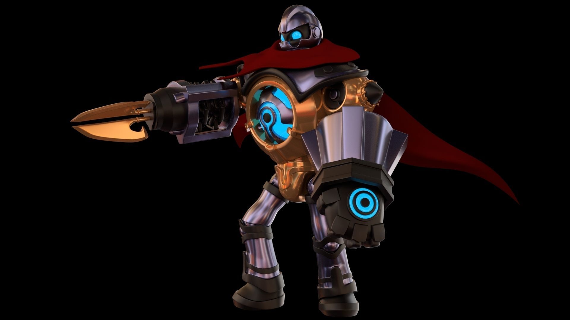 Atlas Mobile Legend Maya Low-poly 3D model_1