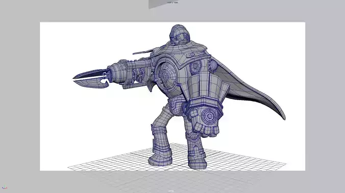 Atlas Mobile Legend Maya Low-poly 3D model