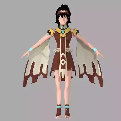 Mathilda Mobile Legend Low-poly 3D model