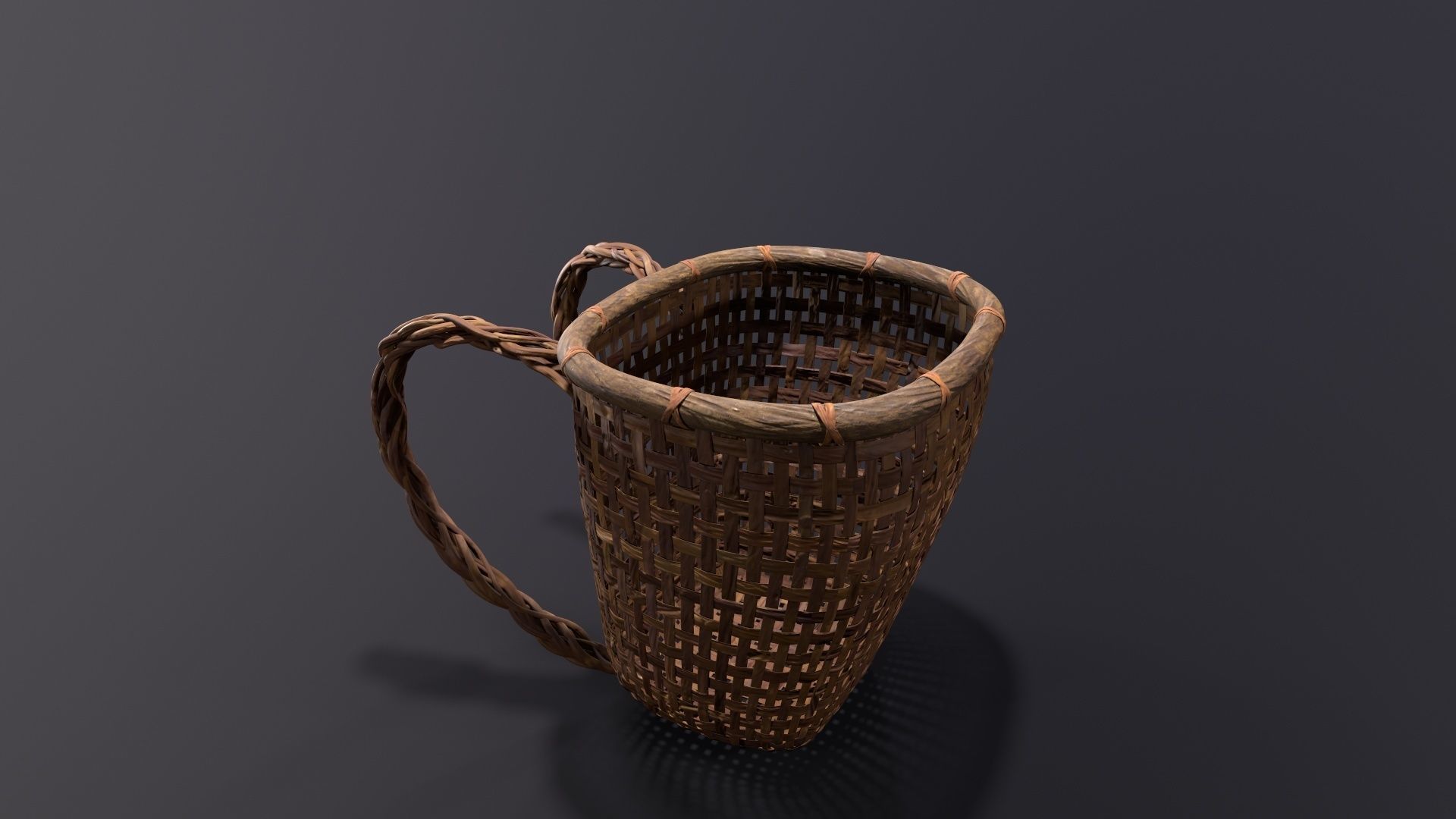 Baskets Pack  Low-poly 3D model_7
