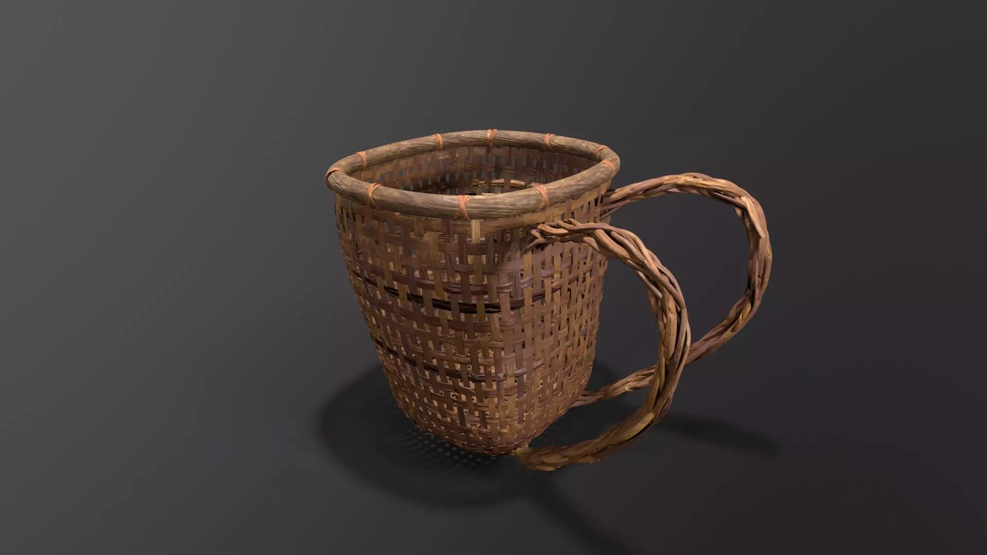 Baskets Pack  Low-poly 3D model_0