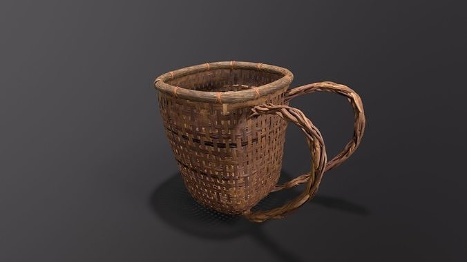 Baskets Pack  Low-poly 3D model
