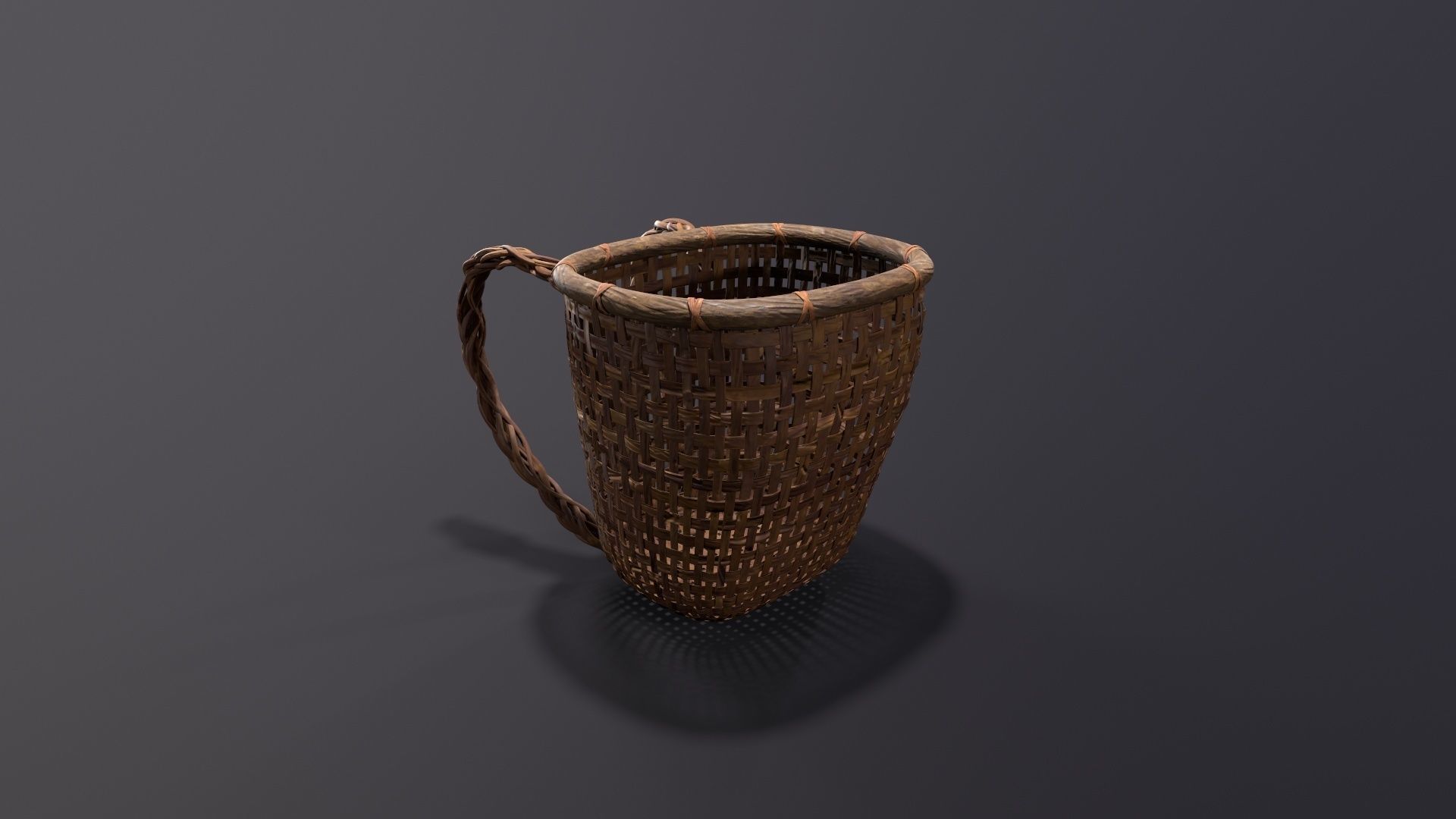 Baskets Pack  Low-poly 3D model_3