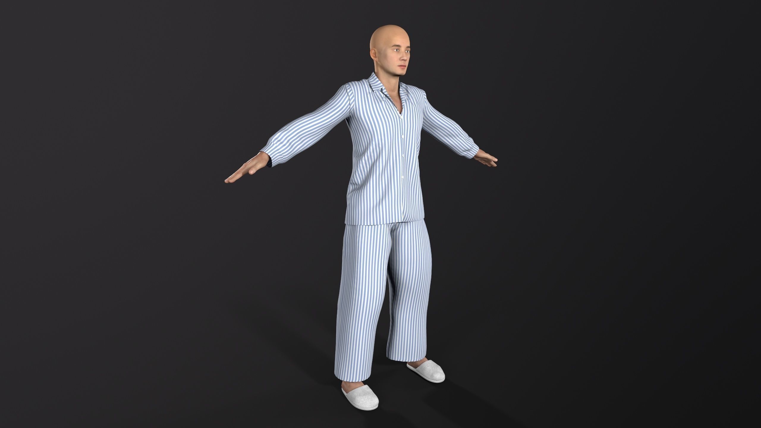 3D model patient VR / AR / low-poly rigged animated | CGTrader