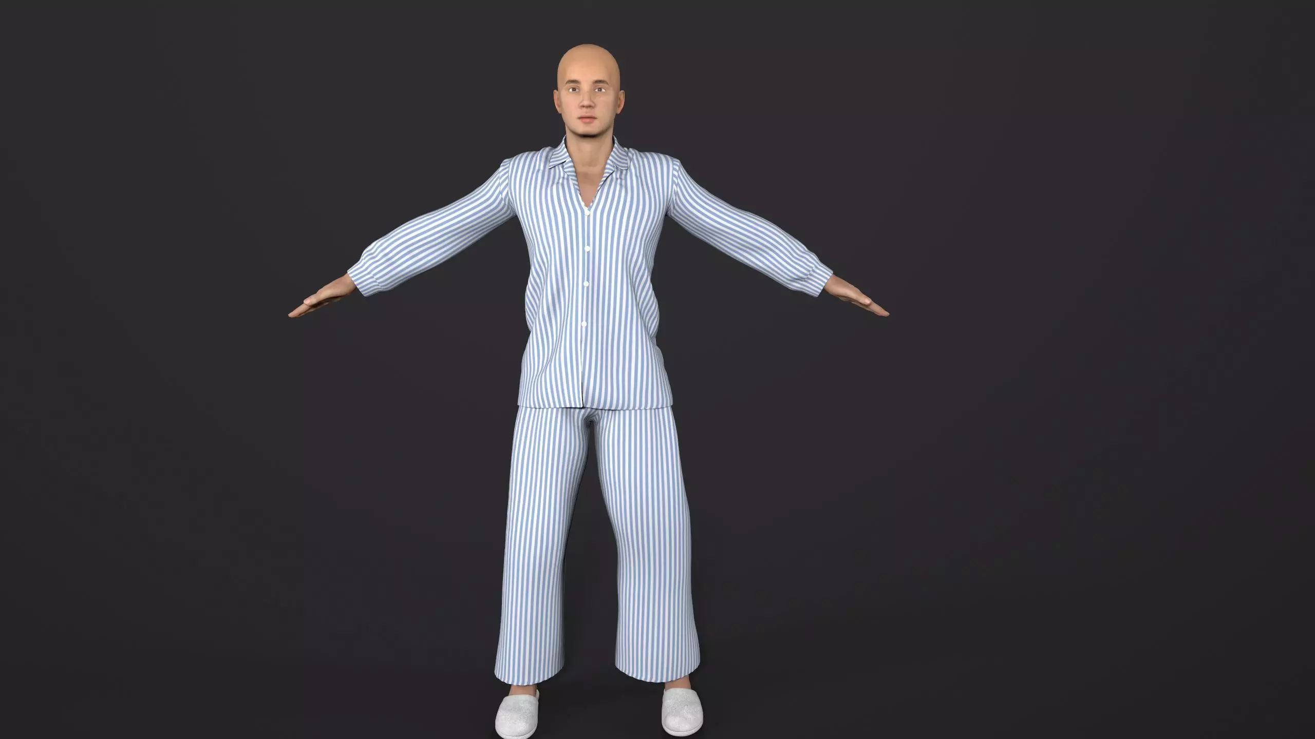patient Low-poly 3D model