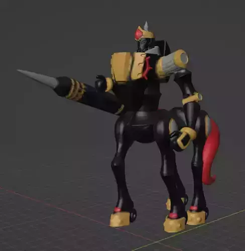 knightchessmon black