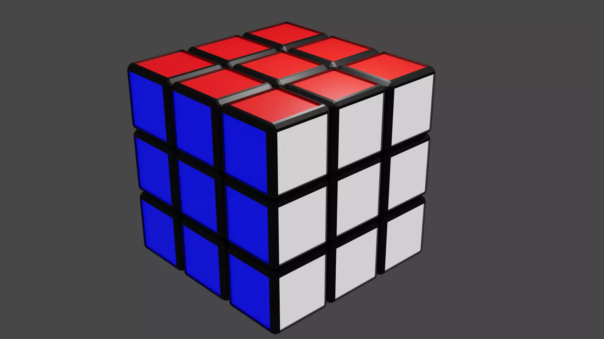 Cub Rubika 3d Free low-poly 3D model