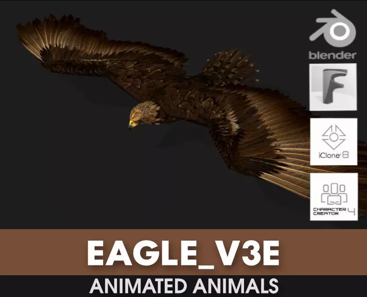 Eagle V3E 3D model_0
