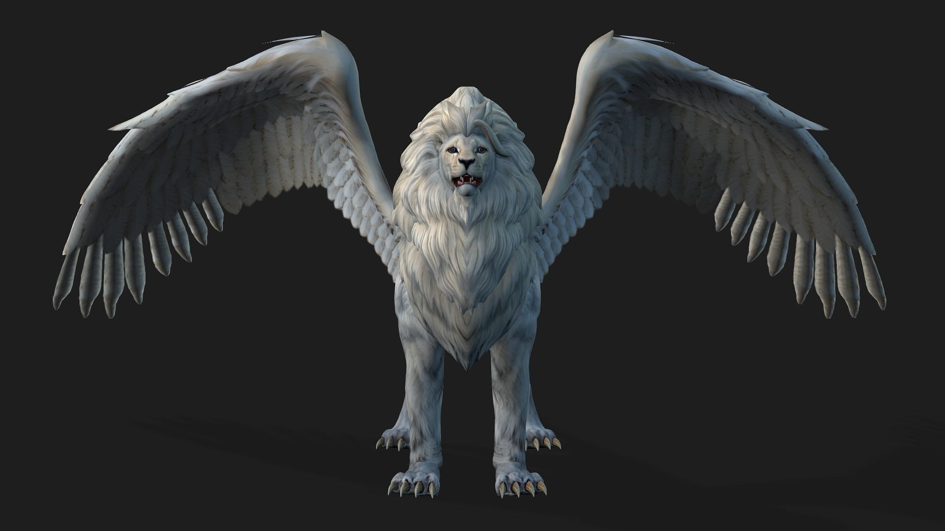 Lion Gryphus A1 3D model_15