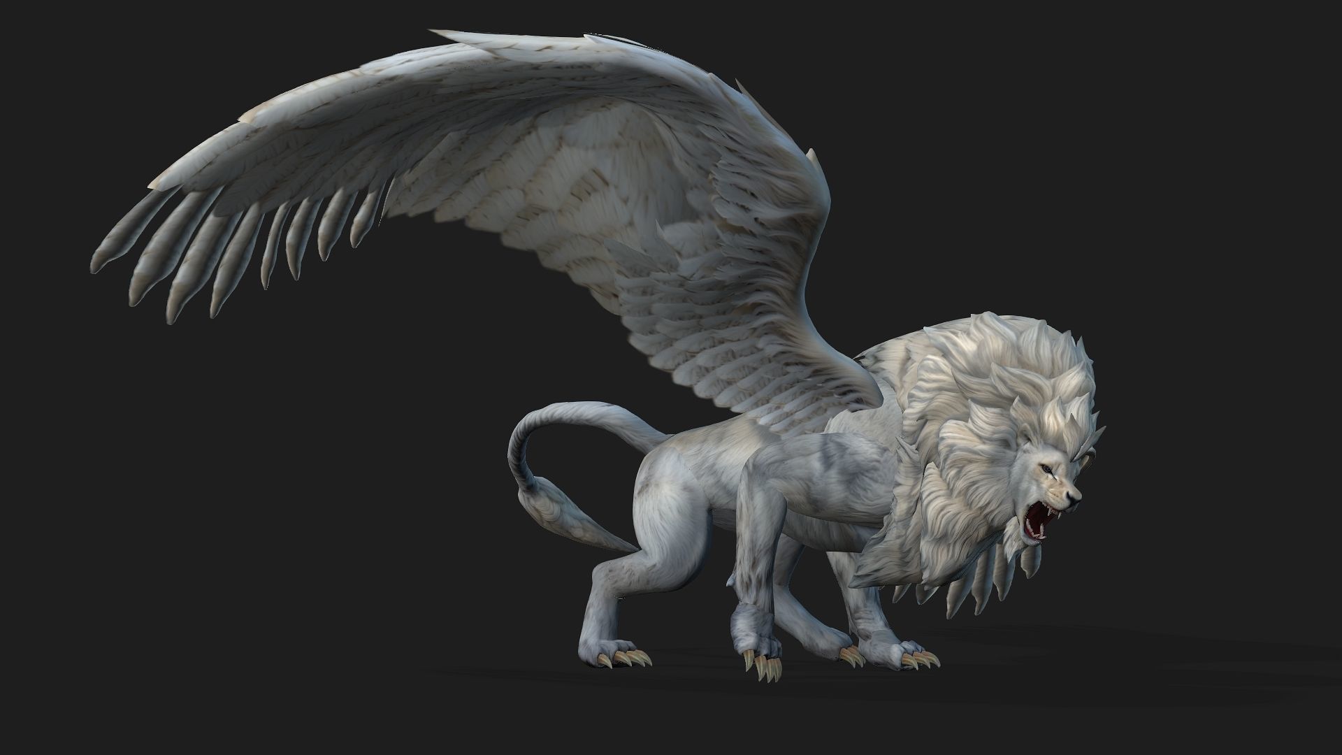 Lion Gryphus A1 3D model_16