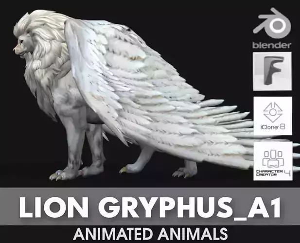 Lion Gryphus A1 3D model