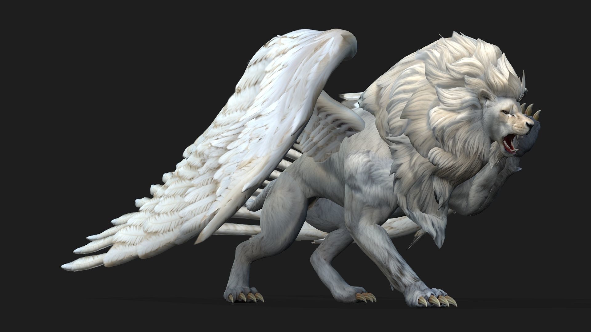 Lion Gryphus A1 3D model_21