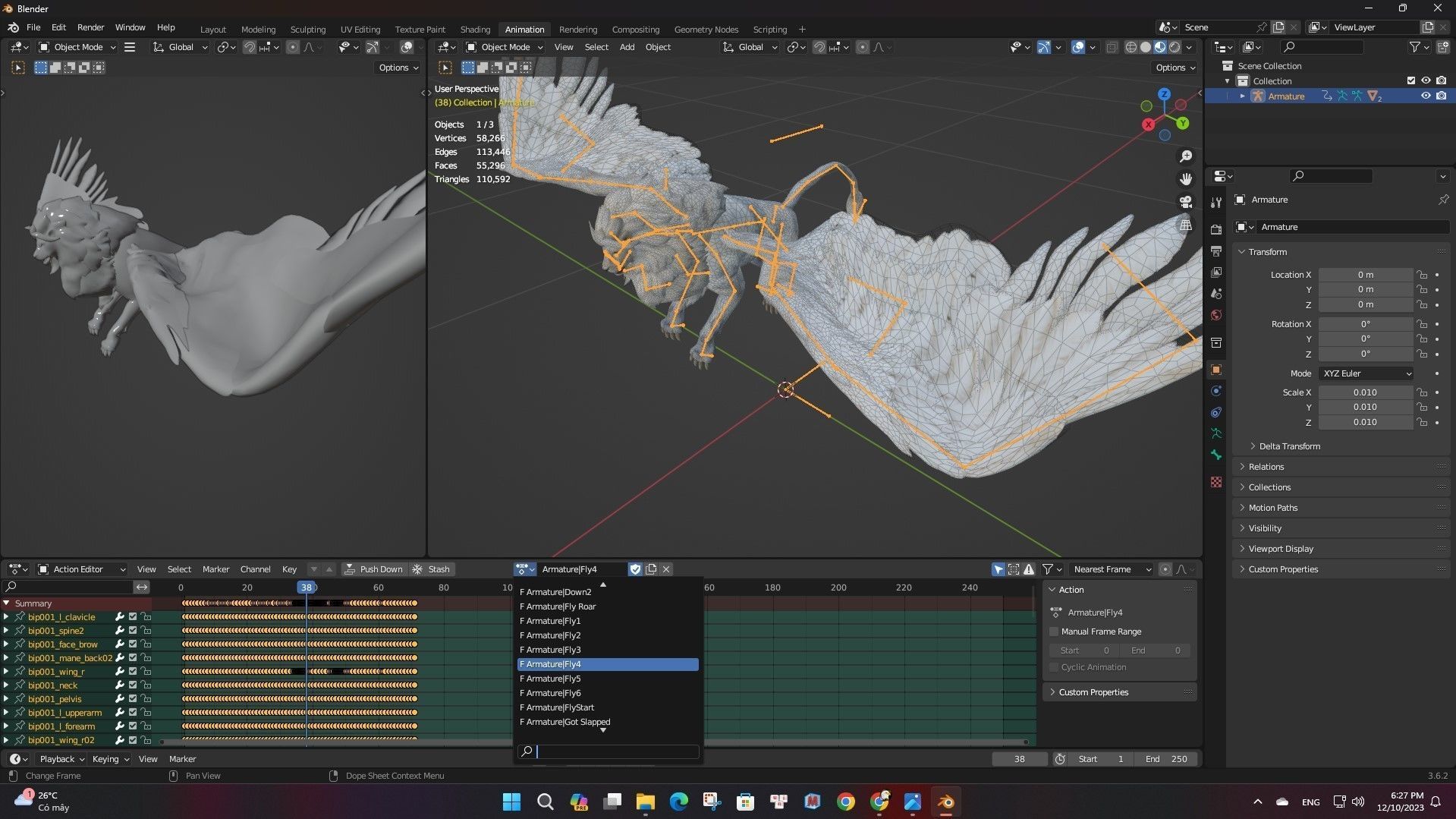 Lion Gryphus A1 3D model_26