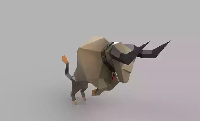 Cartoon Animal buffalo