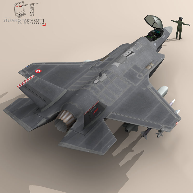 F35A - Turkey Air Force 3D model_4