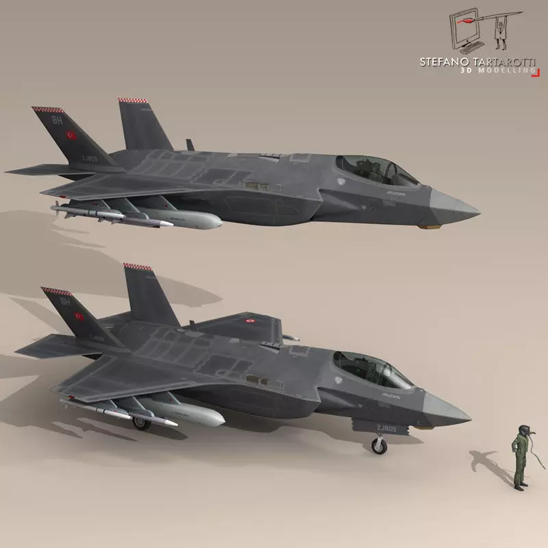 F35A - Turkey Air Force 3D model_0