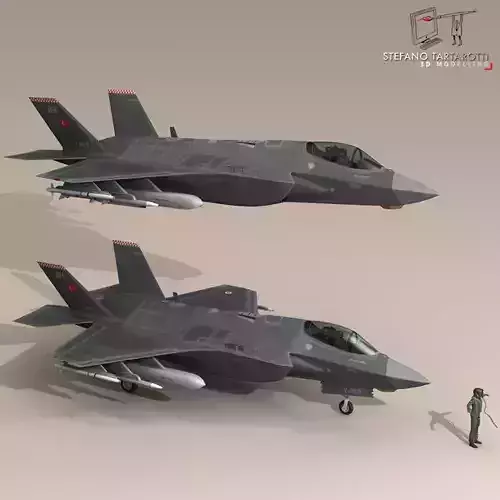 F35A - Turkey Air Force 3D model