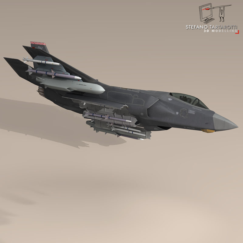 F35A - Turkey Air Force 3D model_5
