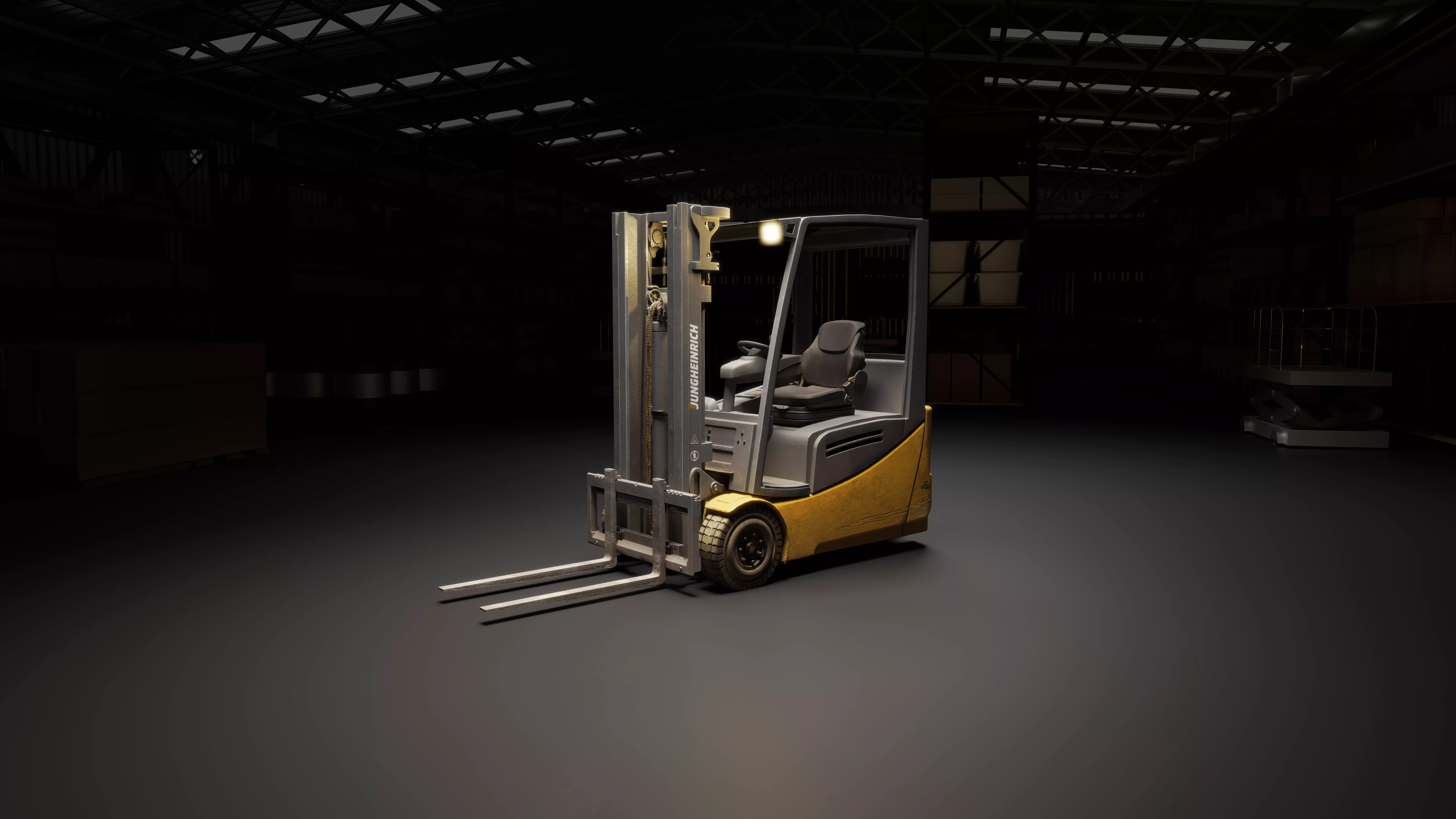 Jungheinrich Efg 216k 3D Model Low-poly 3D model_0