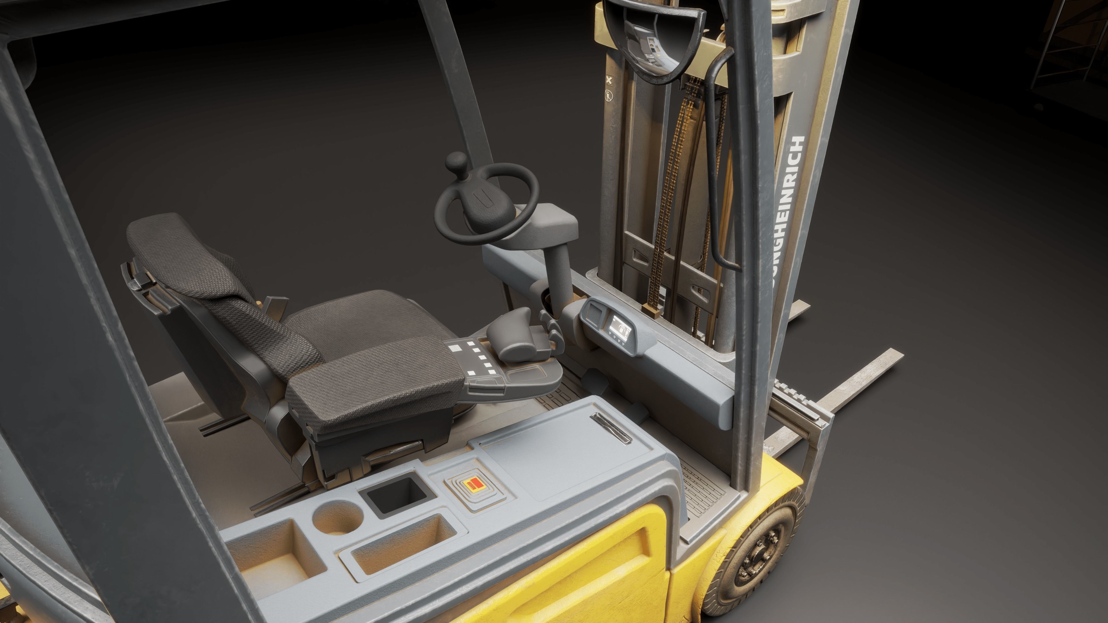 Jungheinrich Efg 216k 3D Model Low-poly 3D model_5