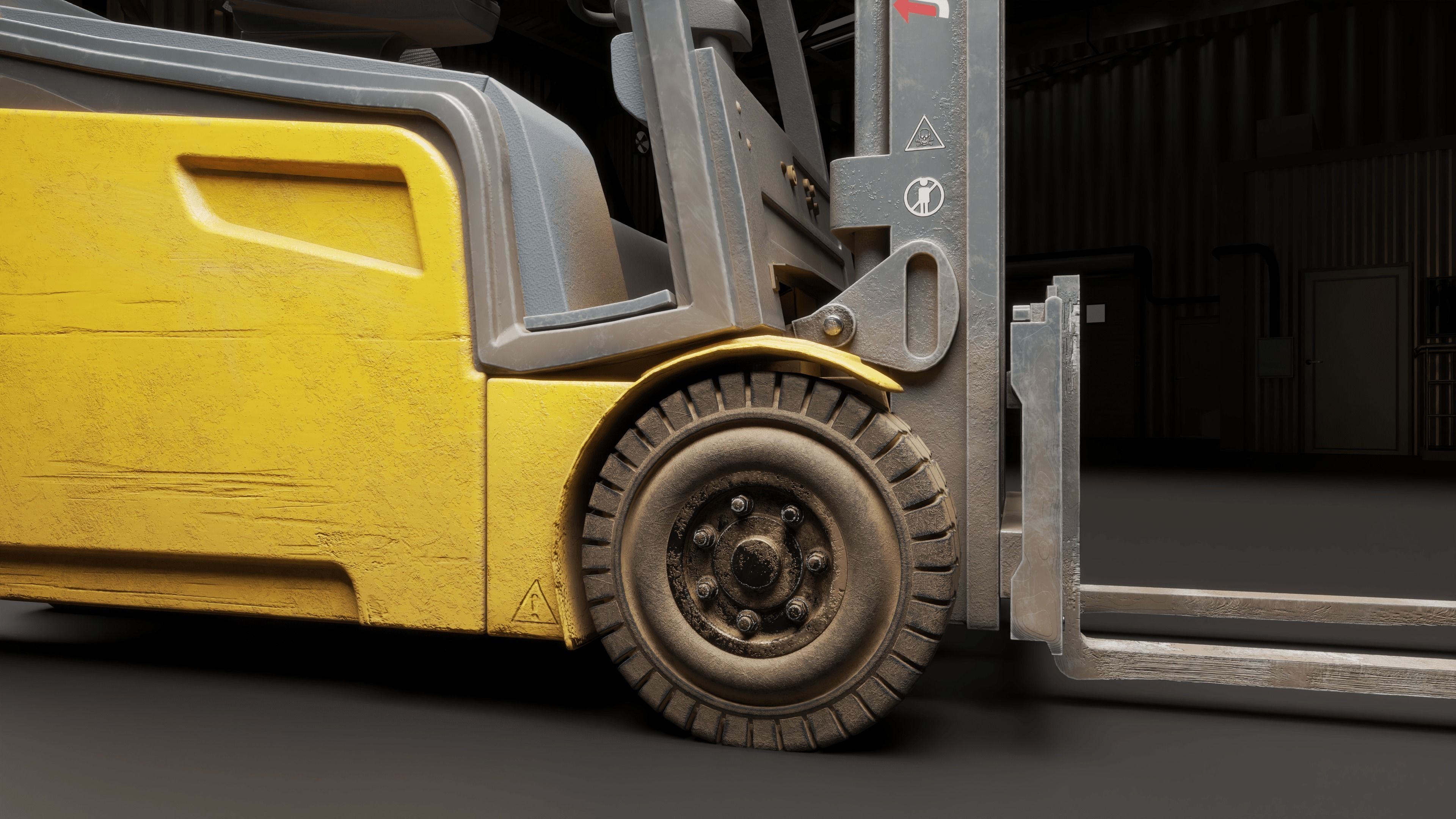 Jungheinrich Efg 216k 3D Model Low-poly 3D model_7