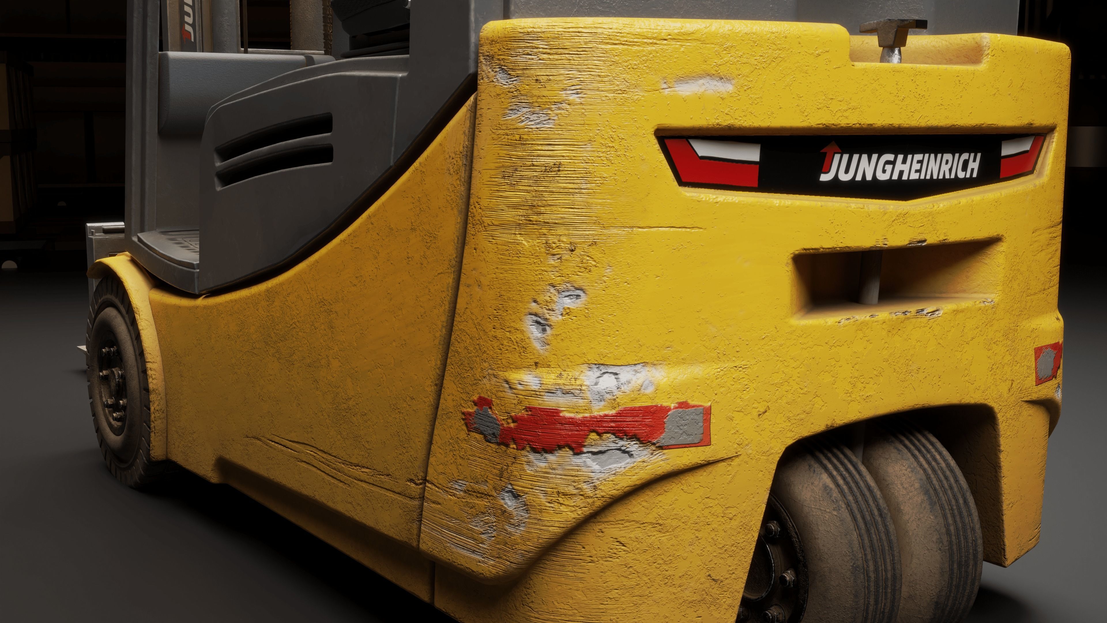 Jungheinrich Efg 216k 3D Model Low-poly 3D model_3