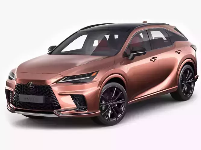 Lexus RX500 F-sport 2023 3D model