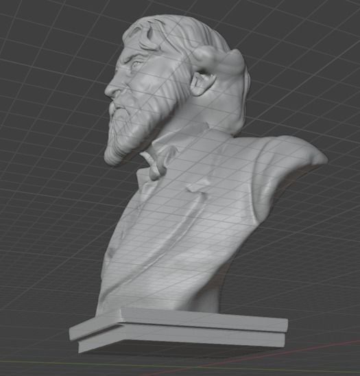 Ivan Turgenev 3D print model_5