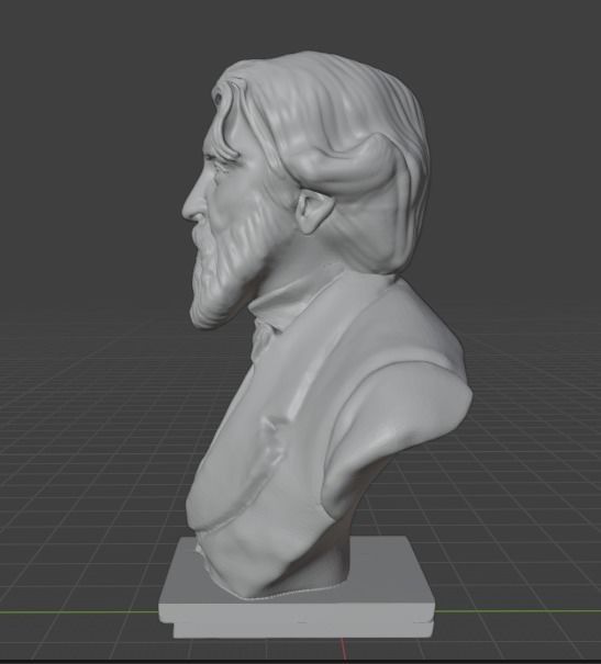Ivan Turgenev 3D print model_14