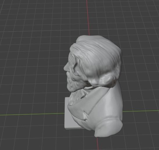 Ivan Turgenev 3D print model_13