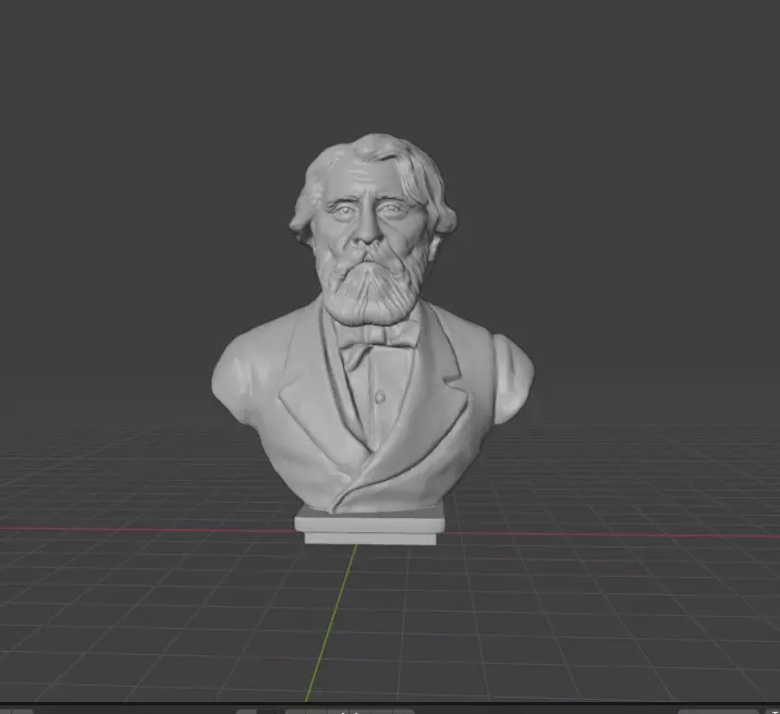 Ivan Turgenev 3D print model_0
