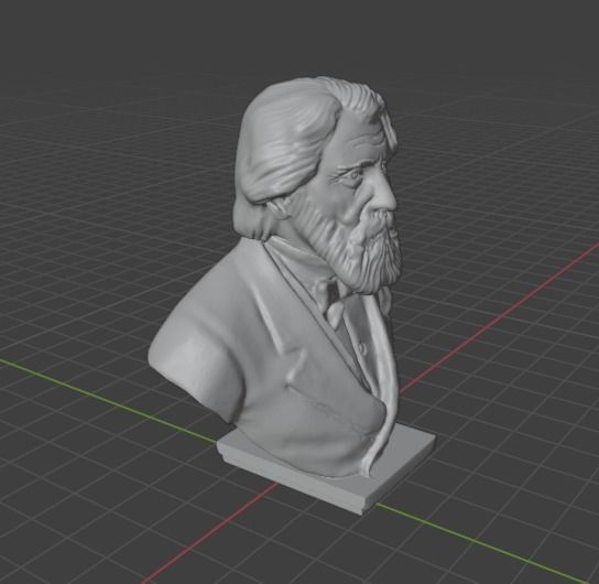 Ivan Turgenev 3D print model_9