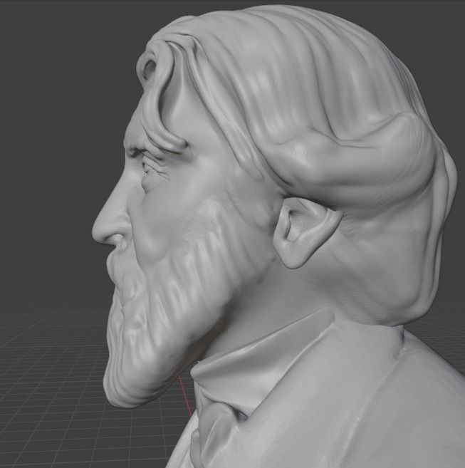Ivan Turgenev 3D print model_17