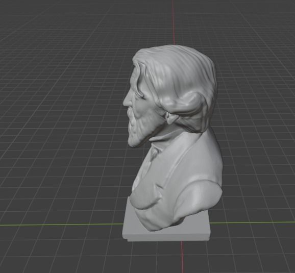 Ivan Turgenev 3D print model_11