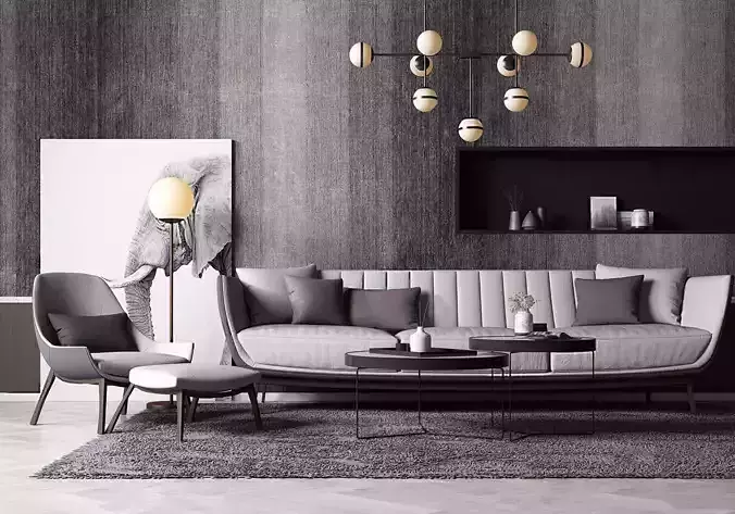 combination sofa Nordic