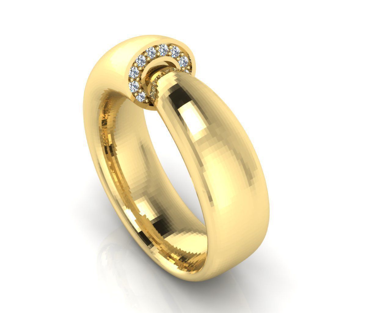 Vhernier Ring 3D print model_4