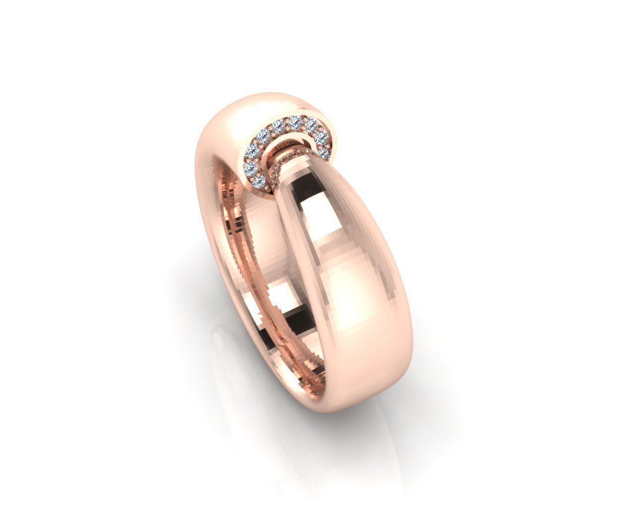 Vhernier Ring 3D print model_3