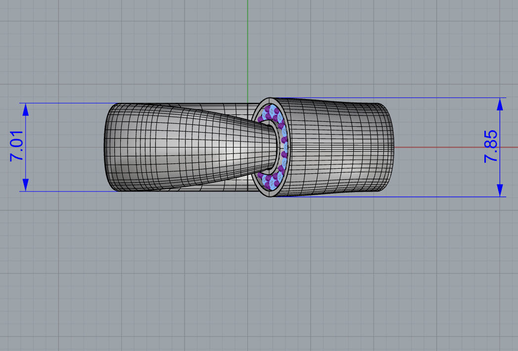 Vhernier Ring 3D print model_7