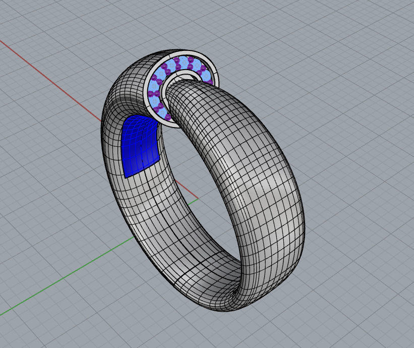 Vhernier Ring 3D print model_8