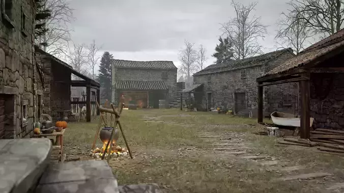 Medieval village collection 