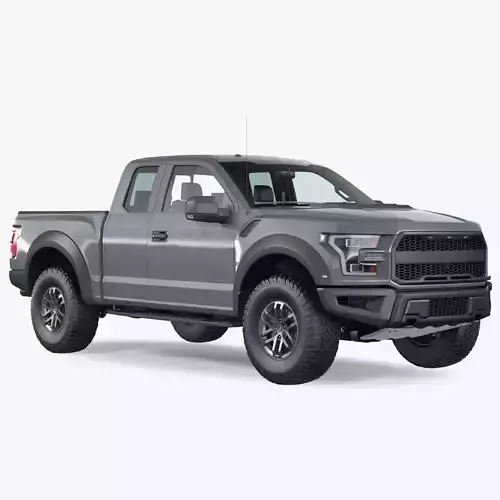 Pickup Truck Grey