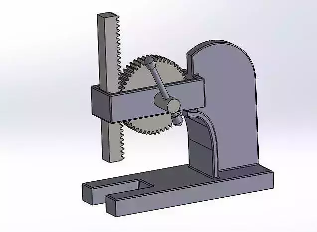 Hand Press Free 3D model