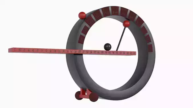 Perpetual Magnetic Desk Calendar