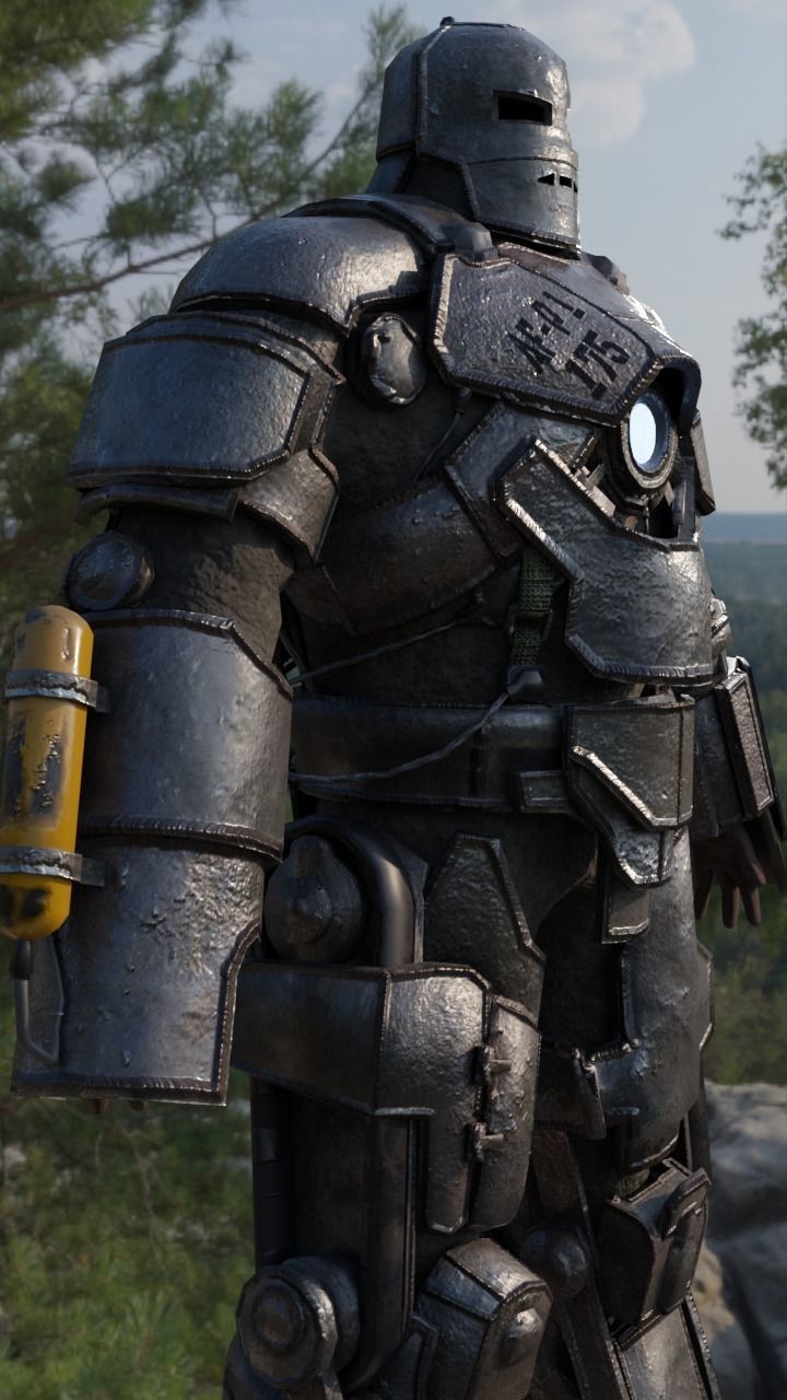 Ironman Mark 1 High Quality Graphic 3D model_2